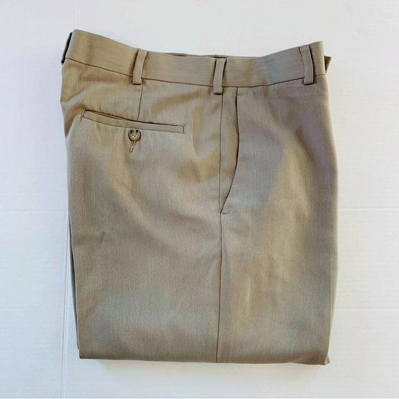 PERRY ELLIS PORTFOLIO Tan Trousers Size 33/32 - Picture 1 of 7